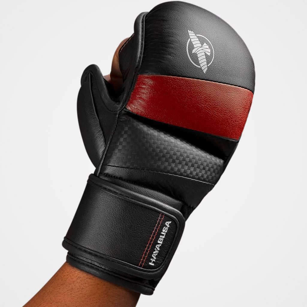 Red 7oz Hybrid Gloves